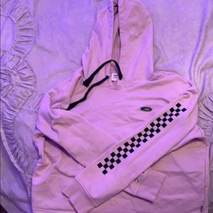 Cropped vans hoodie